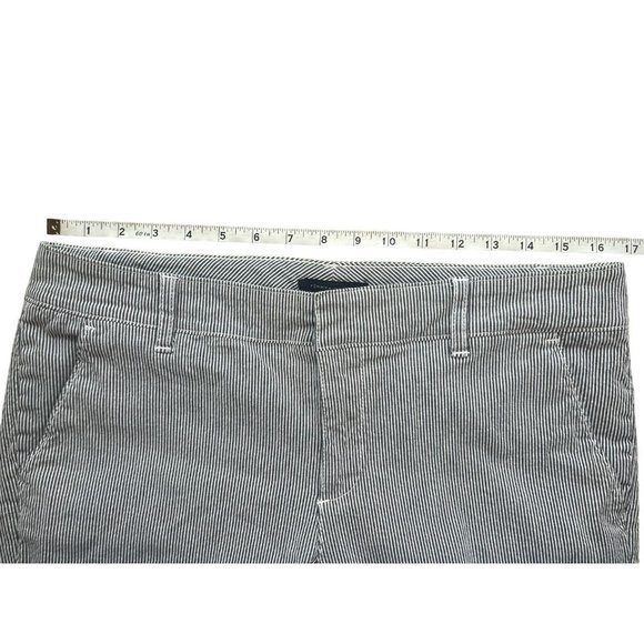 Tommy Hilfiger Capri Pants Women's Size 8 Striped Pockets‎ Belt Loops - Picture 9 of 12
